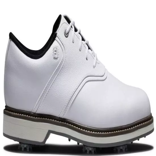 New FootJoy Golf Originals Cleated Shoes White Size 12 M