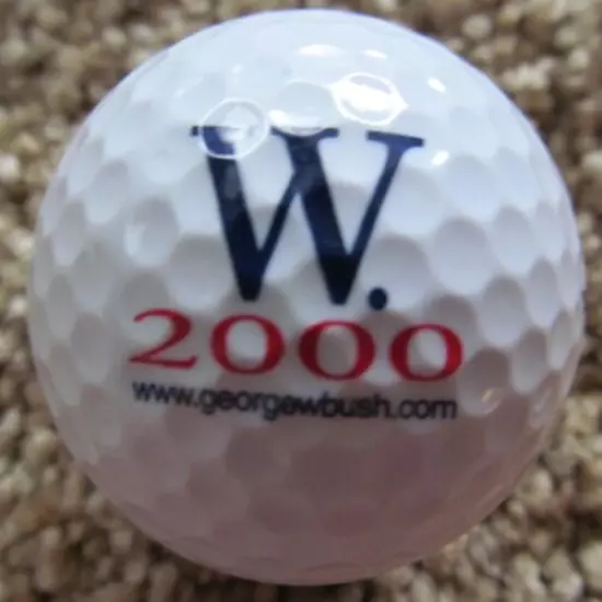 2000 W PINNACLE GOLF BALL FROM THE POLITICAL CAMPAIGN MINT 