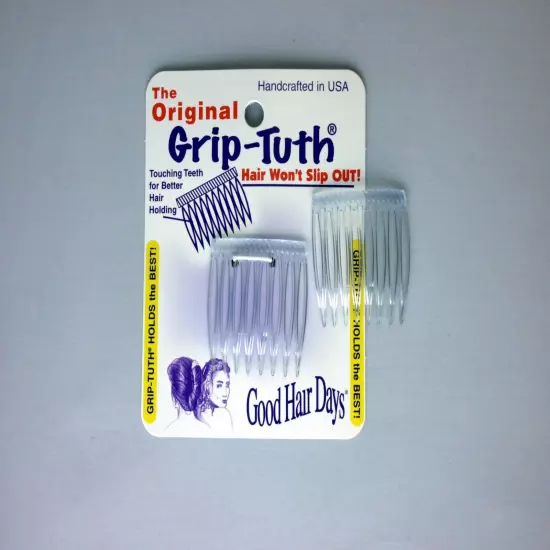 The Original Grip-Tuth® Good Hair Days Tuck Side Combs Made in USA Mix&Match