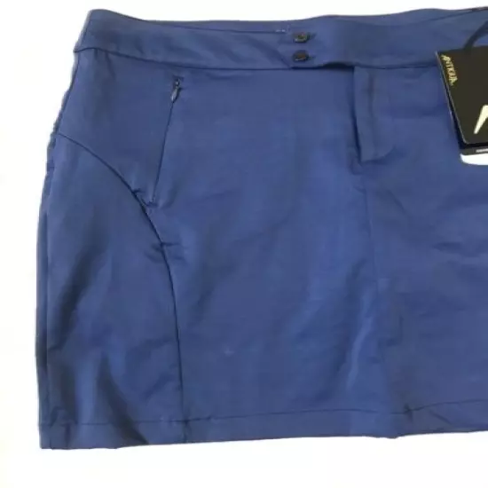 New Womens Antigua Sway Golf Skort Size 8 Harbor Blue NWT