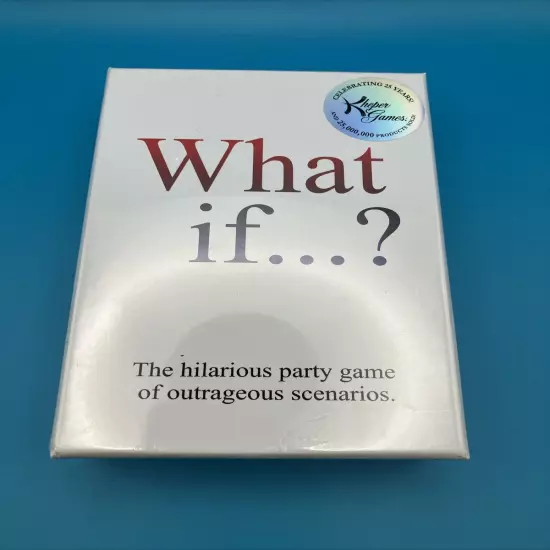 What If? The Hilarious Adult Party Game Of Outrageous Scenarios, New