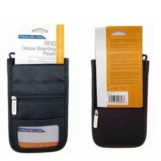 Travelon Passport ID & Boarding Pass Holder bag, wallet purse back