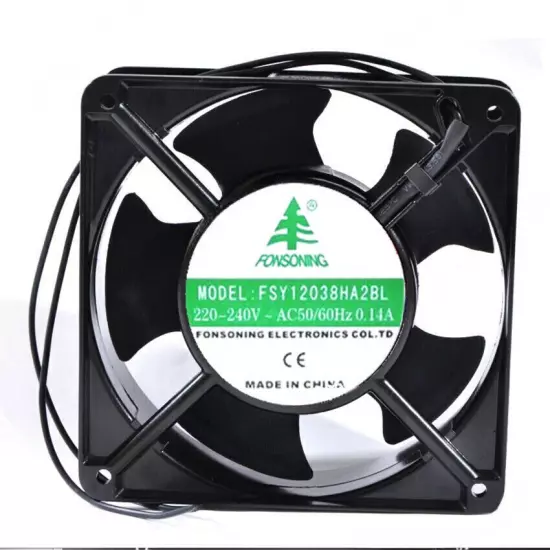 1pc new fan freeship FONSONING FSY12038HA2BL 12038 220v 12cm