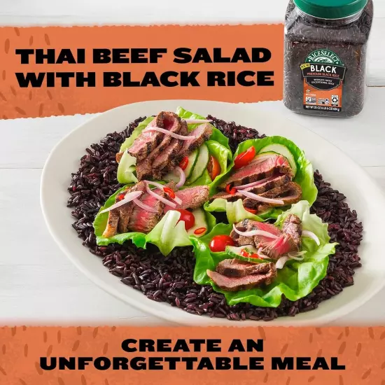 RiceSelect Premium Black Rice, Whole-Grain, Gluten-Free, Non-GMO, and Vegan Rice