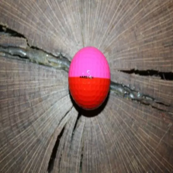 VINTAGE PINK AND RED PING GOLF BALL MUST SEE!!!!! RARE!!!!! 