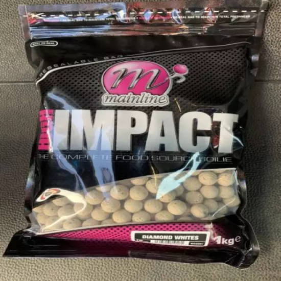 mainline diamond whites boilies 2kg 15mm