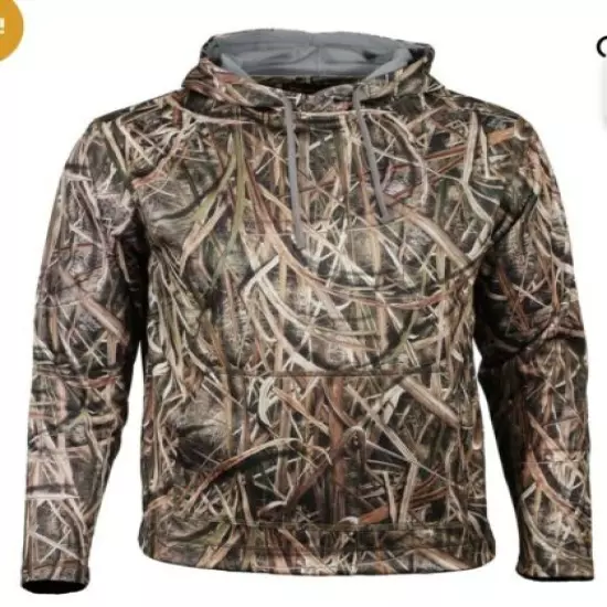 Gamehide Performance Fleece Hoodie BFH Mossy Oak Shadowgrass Blades Size Large