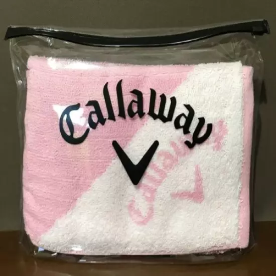 Callaway Golf Active Towel Pink 15.7 in x 23.6 in TW CG ACTIVE PNK 18 JM