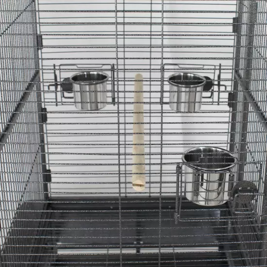 Multiple Sizes Rolling Bird Cage for Small Parrot Cockatiel Parakeet Cage Play