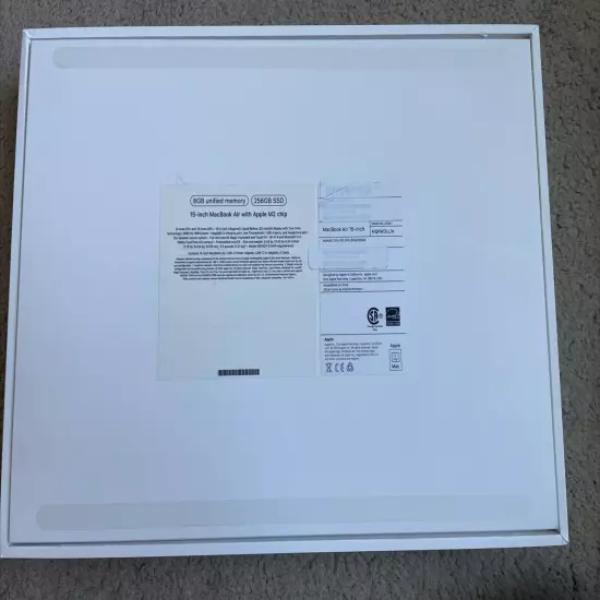 Apple MacBook Air 15 inch - Empty Box