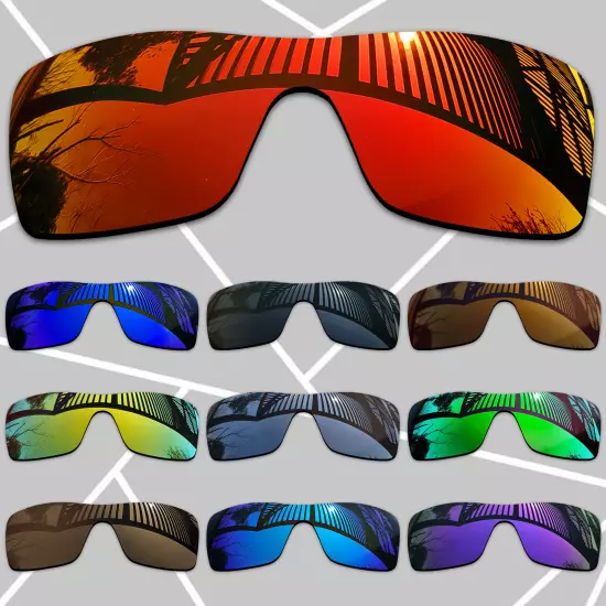 TRUE POLARIZED Replacement Lenses for-Oakley Batwolf Frame OO9101 Multi-Colors