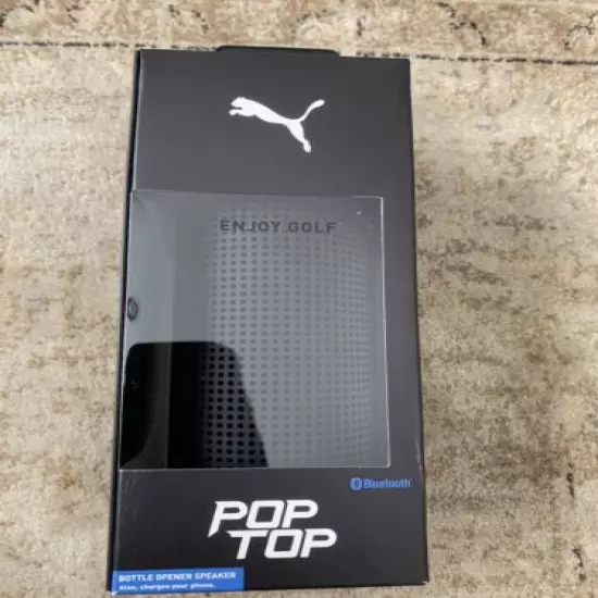 New Puma Golf- Poptop Bluetooth Speaker Black