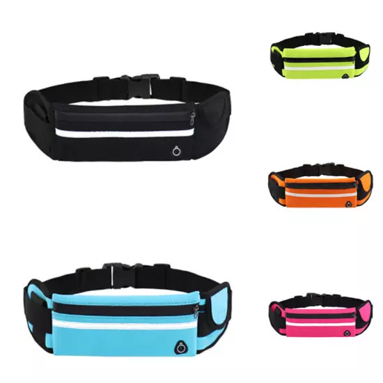 Running Belt Unisex Sport Jogging Keys Mobile Money Bum Bag Waist Travel Pouch