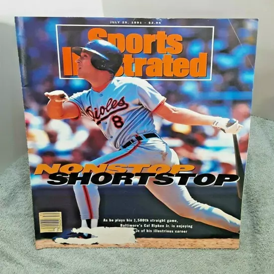 Sports Illustrated Magazine Cal Ripken Jr Baltimore Orioles July 29 1991 No Lab