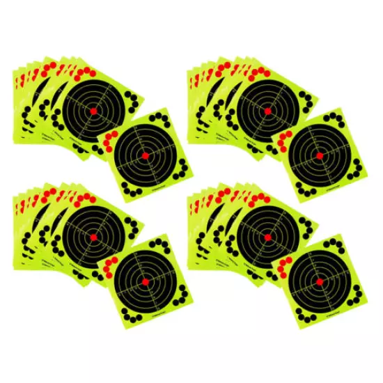 40 Pieces 12inch Shooting Targets Splash Target Sticker Splatter Fluorescent