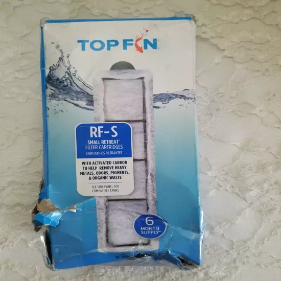 Topfin RF-S Small Retreat Filter Cartridges - contains 6 filters DAMAGED BOX