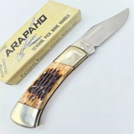 VINTAGE / RARE FROST CUTLERY ARAPAHO - JAPAN - BOB CARGILL POCKET FOLDING KNIFE