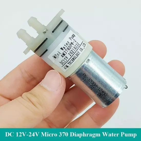 DC 12V-24V 18V Micro Mini 370 Diaphragm Pump Self-priming Suction Water Pump