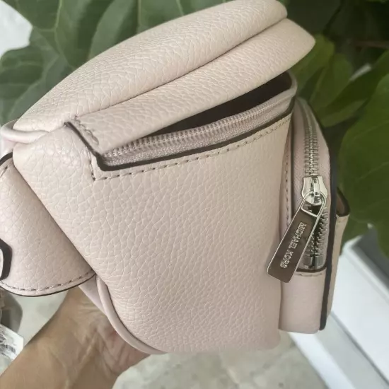 Michael Kors Maisie Large 2 in 1 Waistpack Leather Light Powder Blush NWT