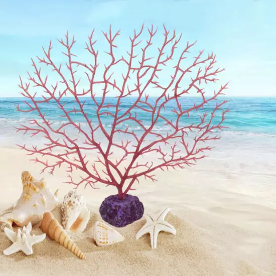 Tree Shape Resin Coral Aquarium Decoration Fishing Fish Tank LandscapingB~qkSUR