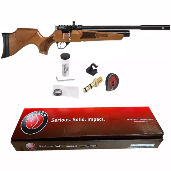 Hatsan Hydra .22 Cal QE PCP Air Rifle w/ Barrel&Arrows & Case & Targets& Pellets