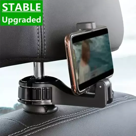 Multifunctional 2 in 1 Car Hook Hidden Mobile Phone Holder Bracket Car Clip Rear