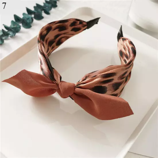 Women Headband Boho Floral Alice Band Fashion Twist Knot Headbands Soft Hairband