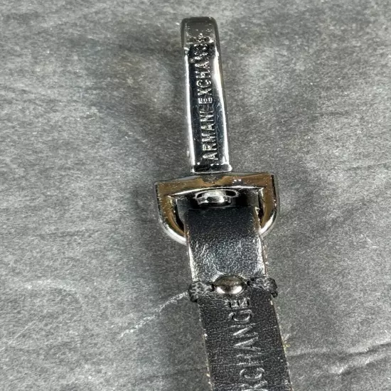 ARMANI EXCHANGE Designed In Italy Leather Key Chain