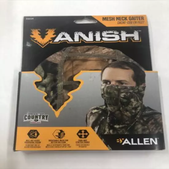 Vanish By Allen Mesh Neck Gaiter. Lot AX-3