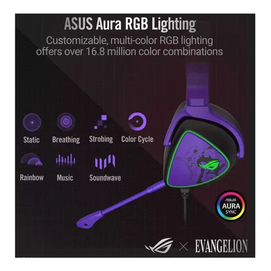 Asus ROG Delta S Eva Edition Headset Evangelion RGB - NIB - FAST ✈️✈️