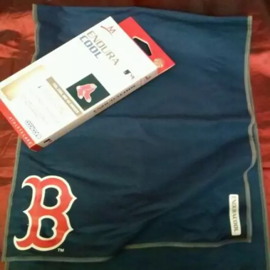 MLB Boston Red Sox ~ Mission Endura Cool Instant Cooling Towel ~ 12" x 33"