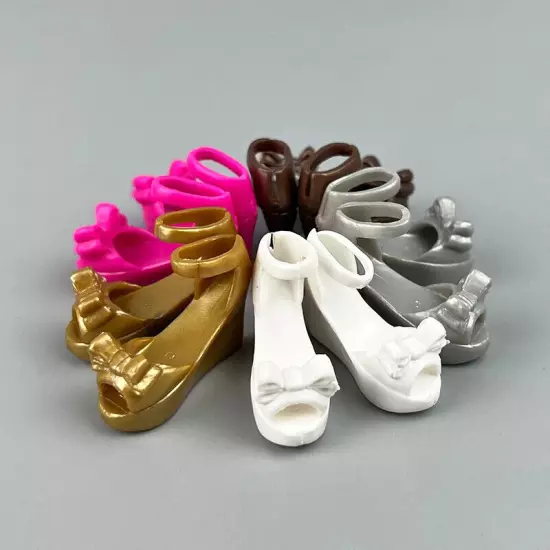 Sandals For 11.5inch Girl Doll Shoes Plastic High Heel Shoes For Blyth Licca