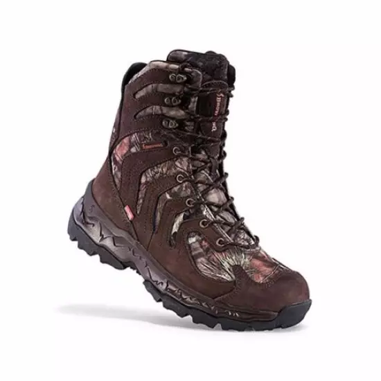 Browning Mens Buck Seeker 8" Waterproof Insulated Boots, Mossy Oak Camo 400g