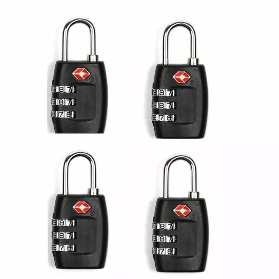 Suitcase Password 3 Position Resettable Lock Combination Lock TSA Luggage Lock