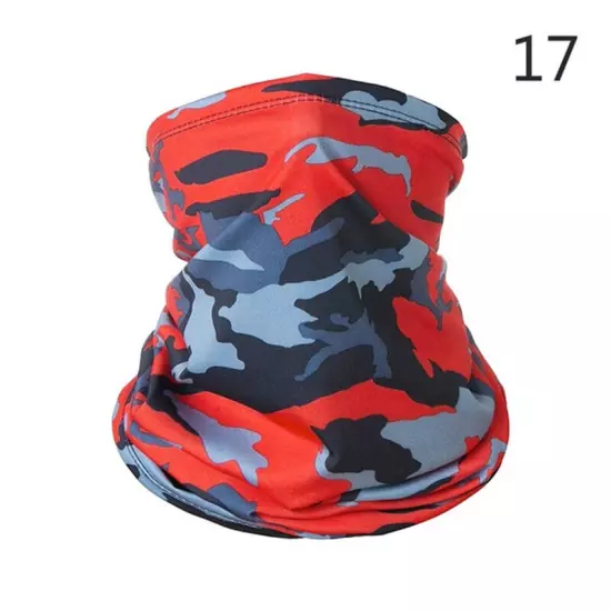 Elastic Face Masks Cooling Covering Breathable Neck Gaiter Bandana Wicking Scarf