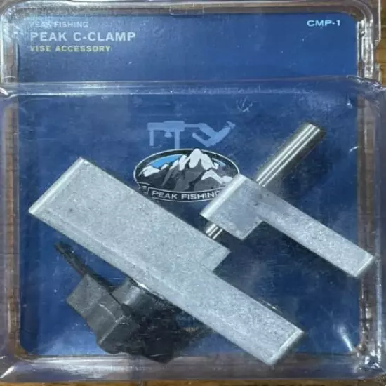 PEAK C-CLAMP VISE ACCESSORY. FLY TYING. CMP-1. NEW