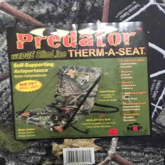 Predator Therm-A-Seat Hunting Cushion Seat NWT