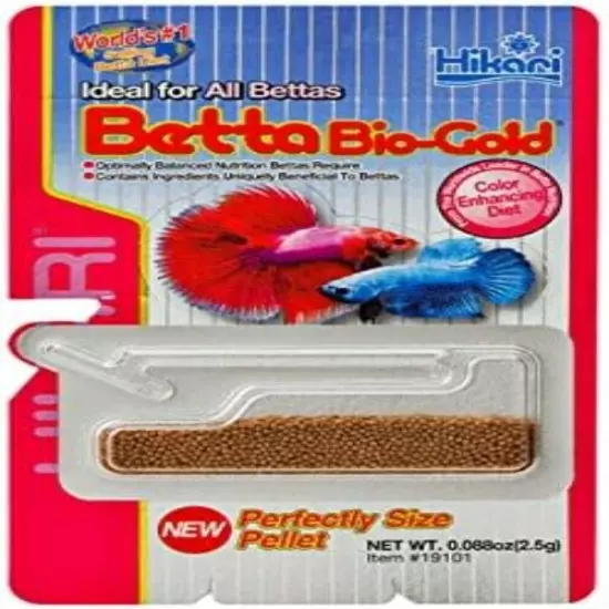 Small-Size Betta Gold Pellets for Enhanced Growth and Health - 0.24 oz Pack