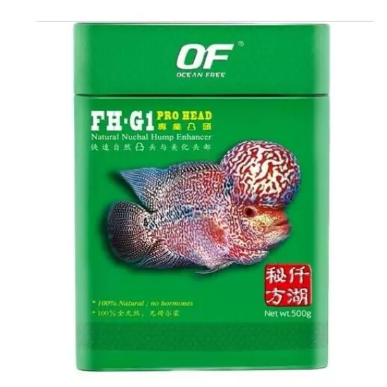 Fish Food Cichlids OF FH-G1 Pro Accelerate Growth Head Up Flowerhorn Intense