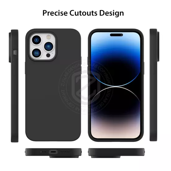 For iPhone 15 14 13 12 11 Pro mini XS Max XR X 8 7 Plus Case Silicone Shockproof