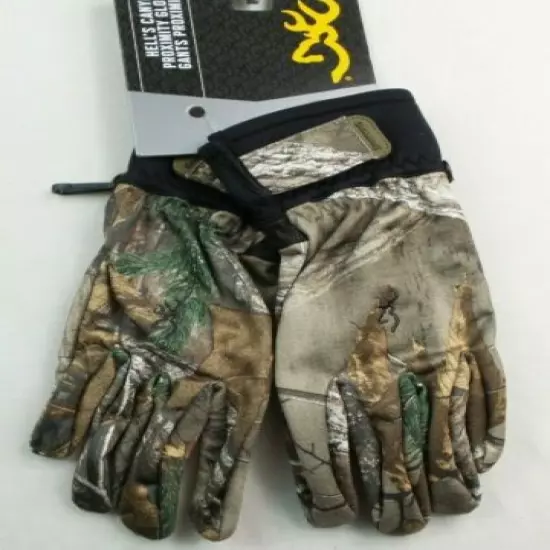 Browning Gloves M or XL Proximity RTX Camo Scent Control Water Wind Resistant