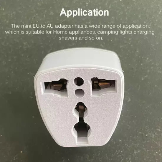 US UK EU Universal to AU Australia AC Power Adapter Plug Travel Converter