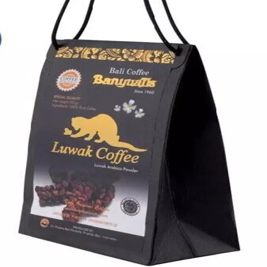 LUWAK KOPI 100%, wild, Civet Ccat COFFEE, pure, 50 g certified, ARABICA, Bali