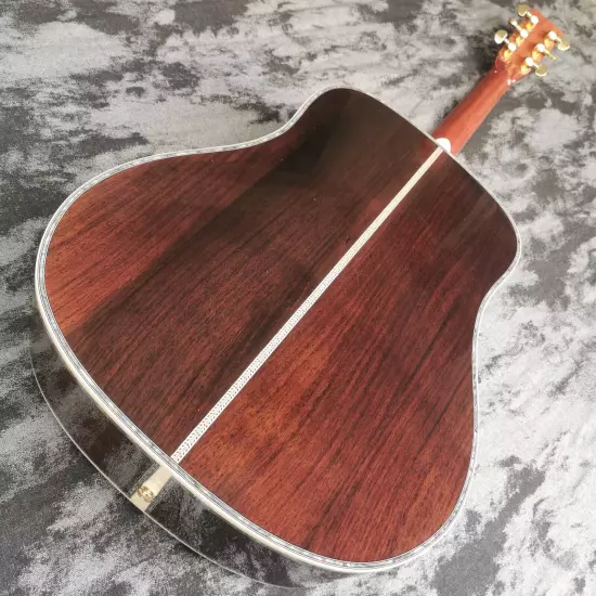 41 inch D45 mold solid wood profile top natural color acoustic guitar