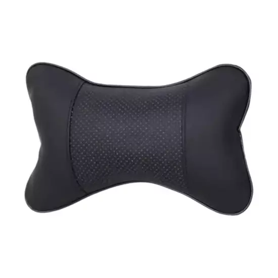 Car Neck Pillows Both Side Pu Leather Headrest For Head Pain Car Pillow C7X2