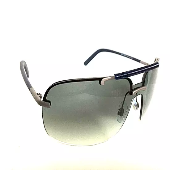 New WEB Narvik WE105 13B Silver Black Blue Men's Sunglasses