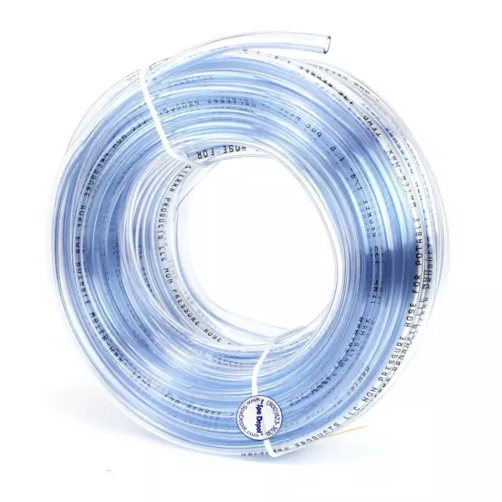 3/8" inside diameter 10-feet Clear PVC vinyl tubing/flexible hose