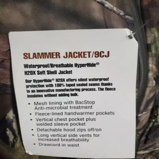 Gamehide Slammer Jacket 9CJ Mossy Oak Country Size Large