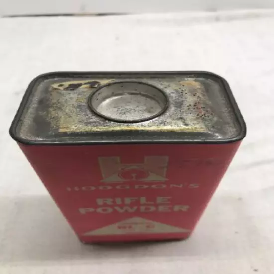 Hodgdon's Rifle Powder Tin Pink Label BL-C Empty Vintage