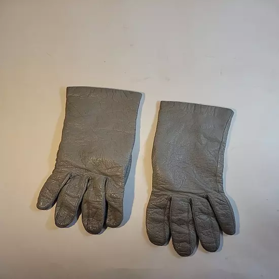 Womens Faux Leather Drivibg Gloves / Winter Gloves Size M